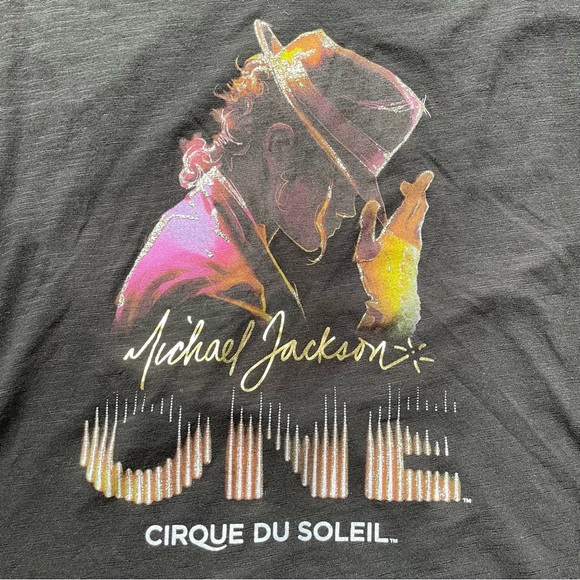 Michael Jackson Cirque Du Soleil women’s black t shirt, size large - Picture 2 of 6